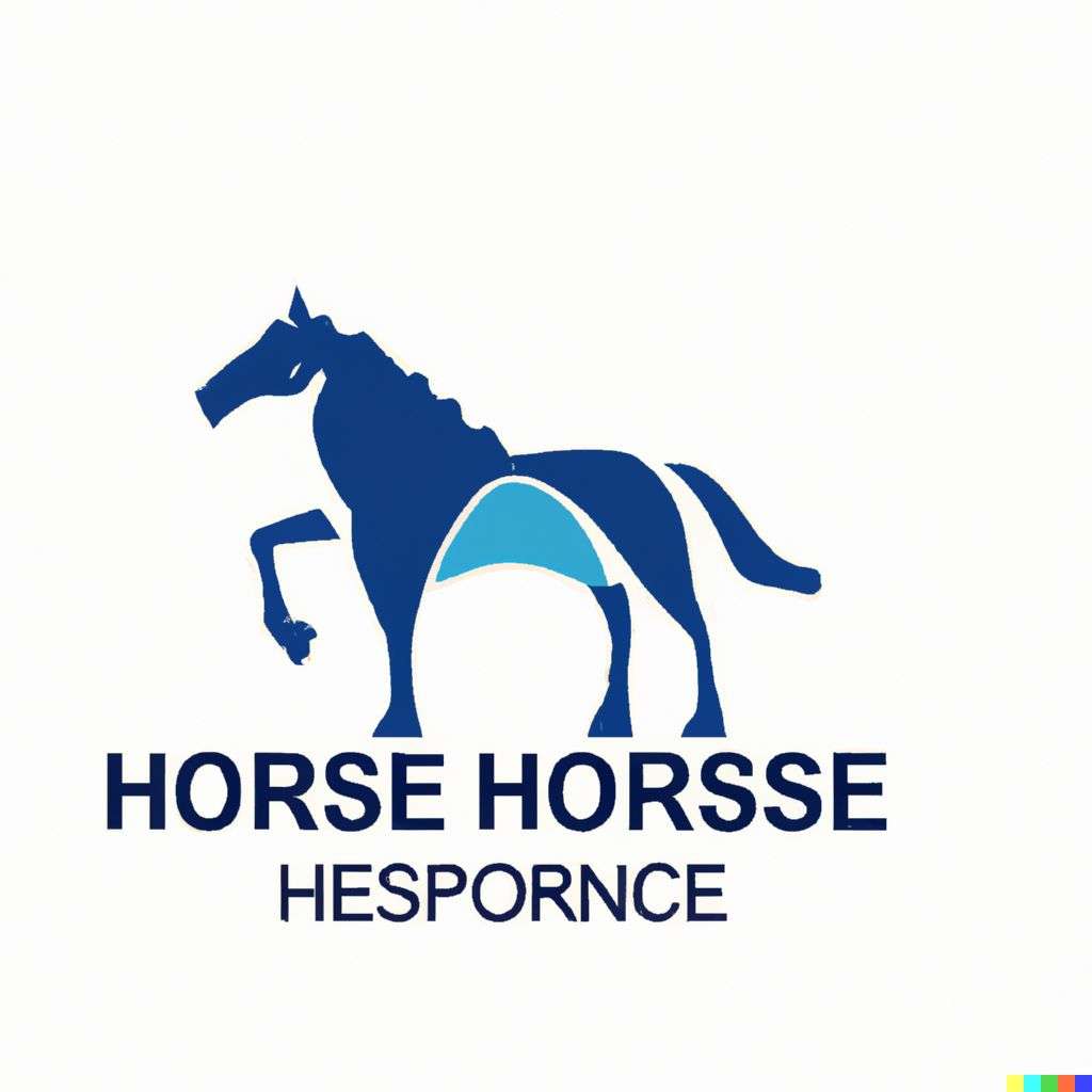 a horse, finance company logo design